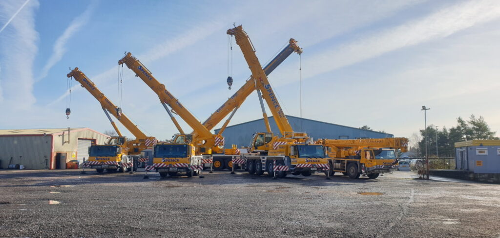 Cranes for hire from Spence Crane Hire m